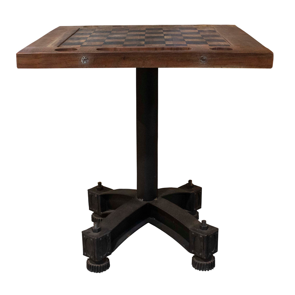 Bistro table CHESS 70x70x76cm brown