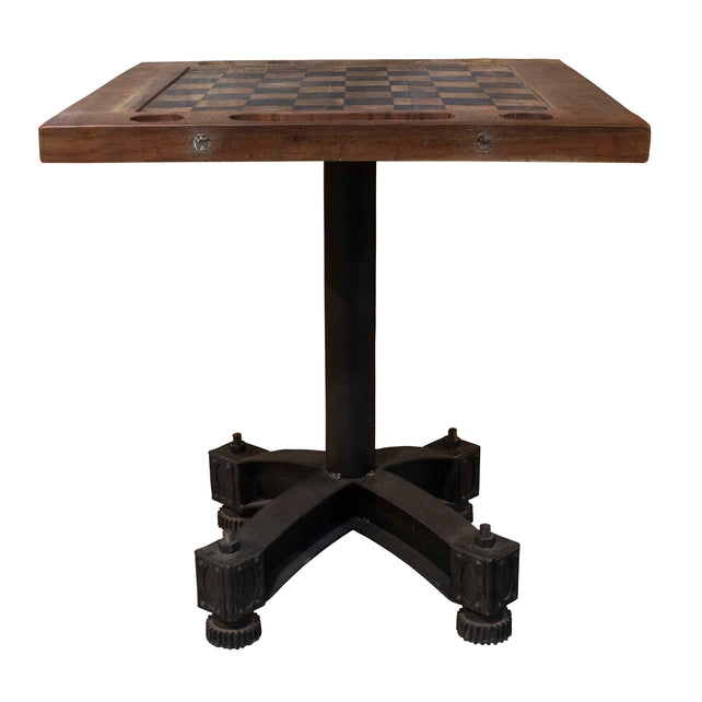 Bistro table CHESS 70x70x76cm brown