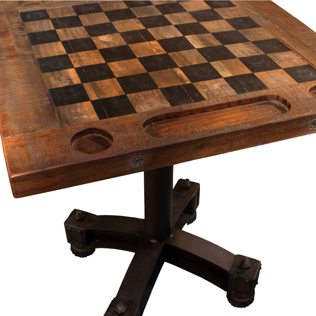 Bistro table CHESS 70x70x76cm brown