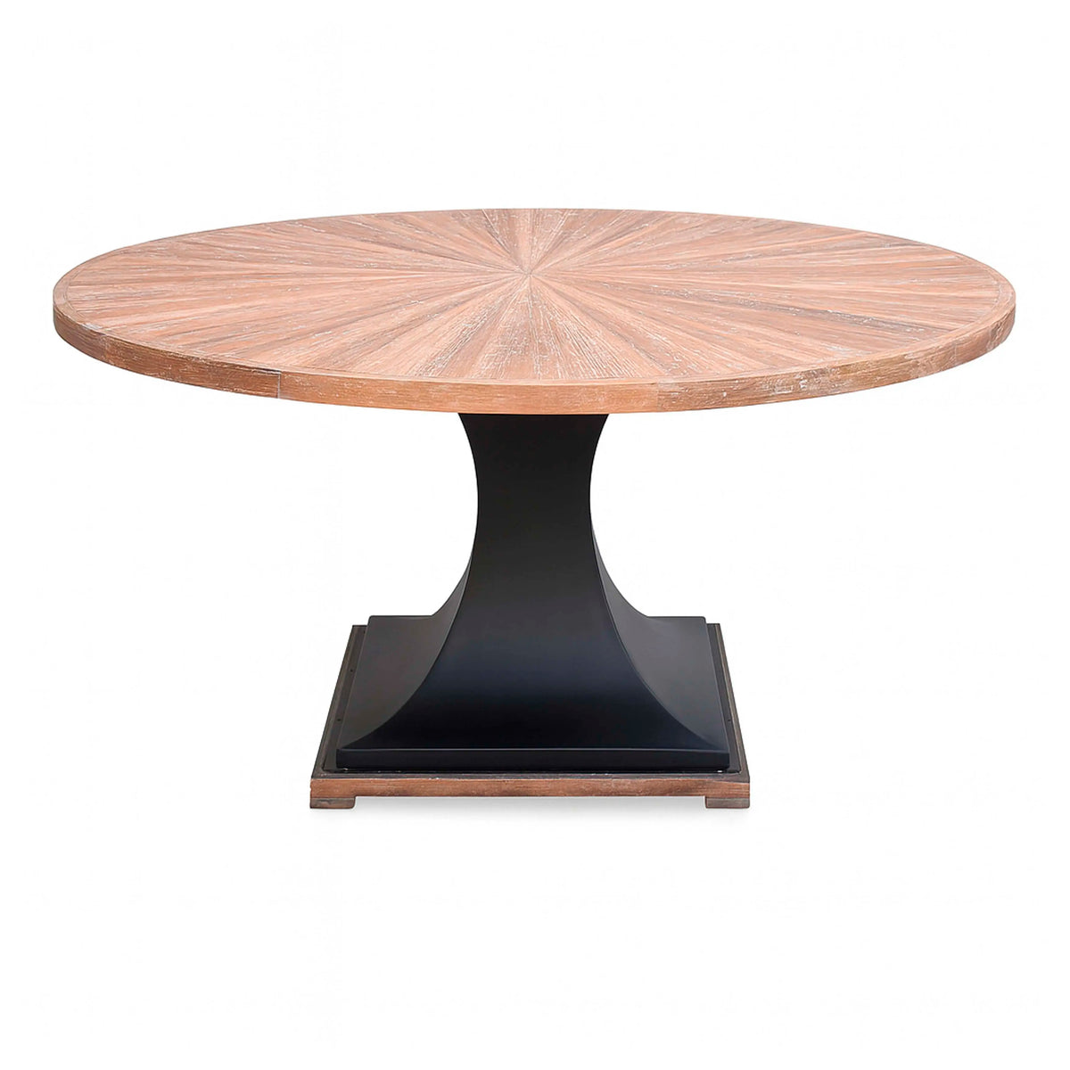 Dining table COS reclaimed wood Ø137x76cm brown
