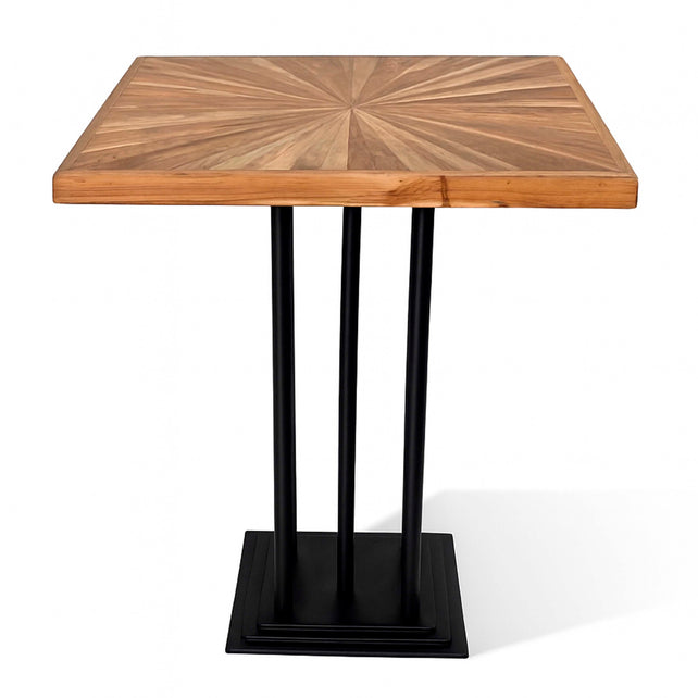 Bistro table CORFU teak 70x70x76cm brown