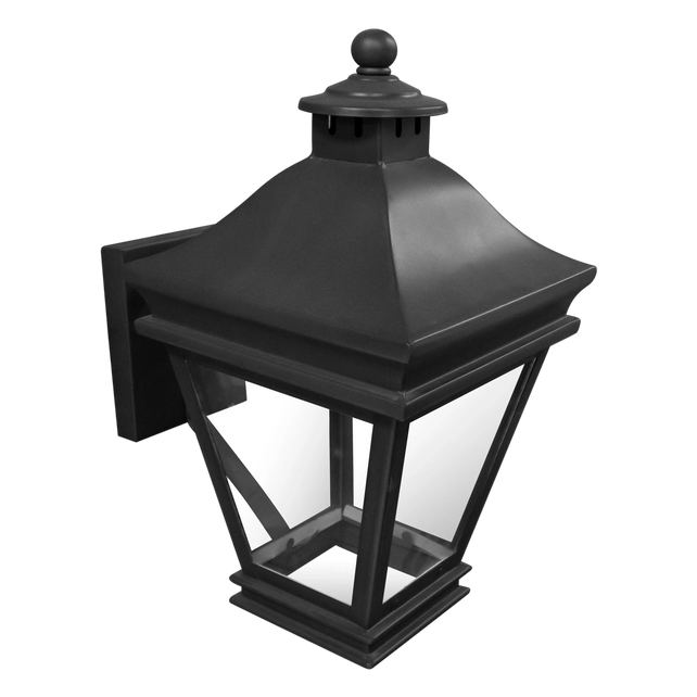 Wall mount lamp charcoal BR/SS 33x20x22