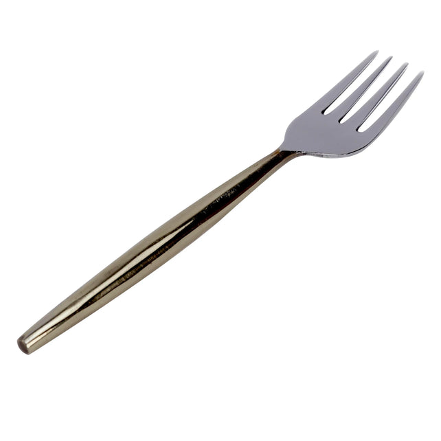 Cake fork gold SS 17x2x1