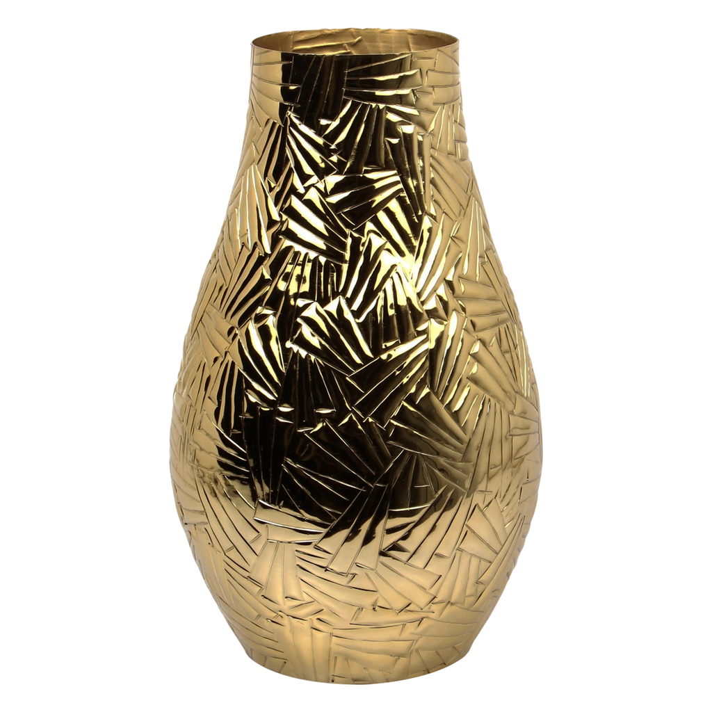 Vase ALU/GOLD 27x27x43