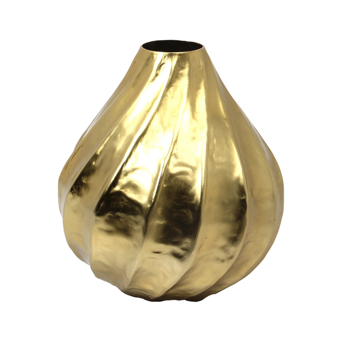 Vase ALU/MATTGOLD 25x25x28