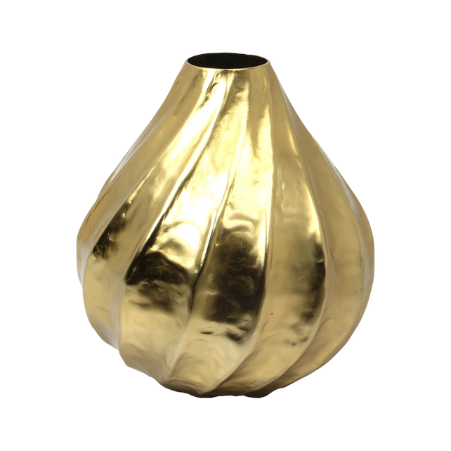 Vase ALU/MATTGOLD 25x25x28