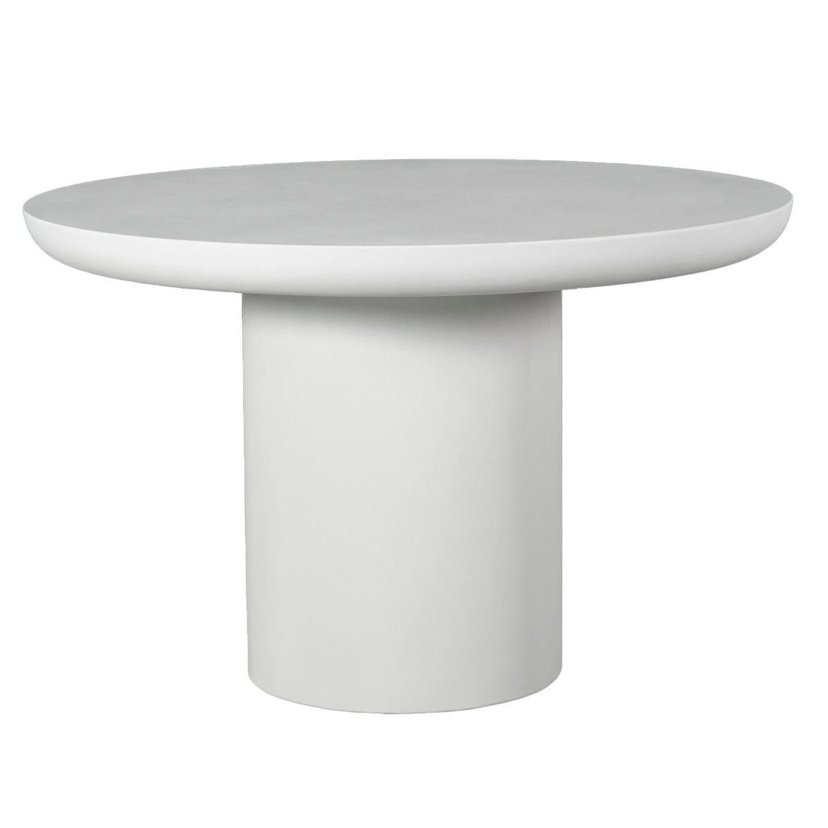 Eettafel BLAKE beton Ø120x76cm wit