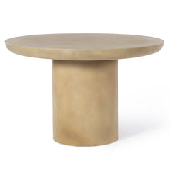 Eettafel BLAKE beton Ø120x76cm bruin