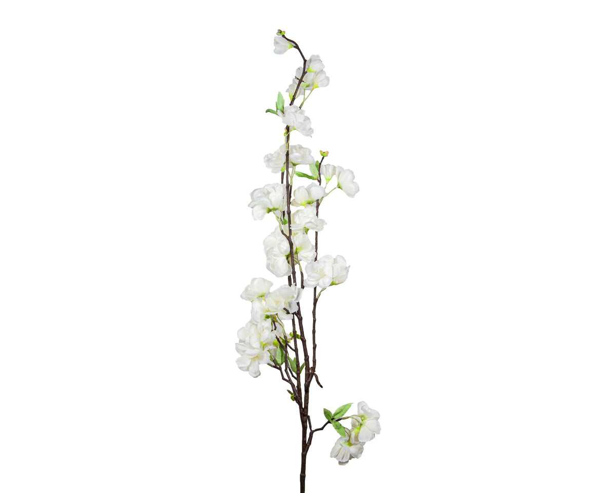 Flower CHERRY BLOSSOM white 115cm