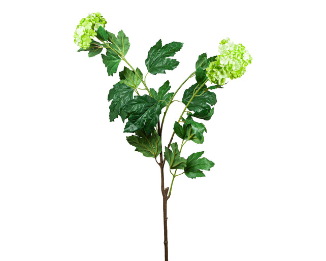 Flower SNOWBALL green 78cm