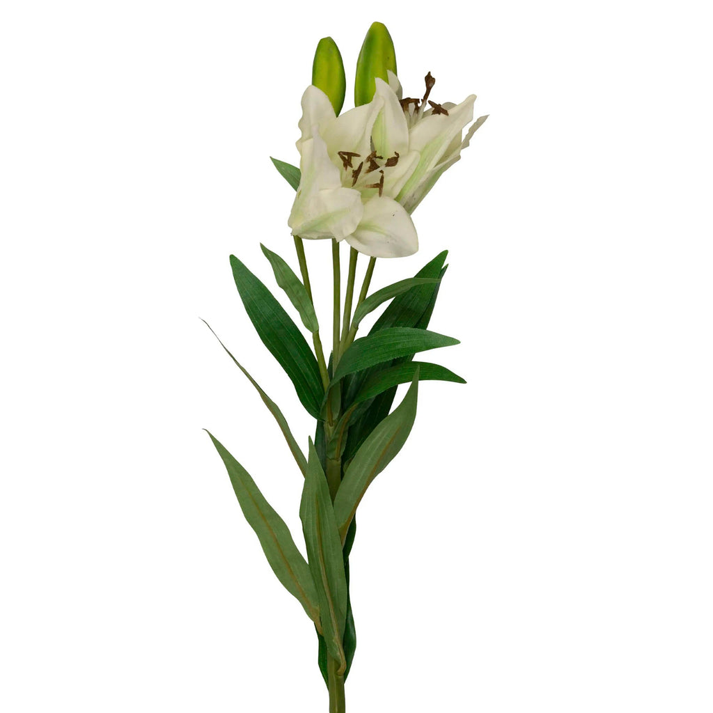 Flower lily white 88cm