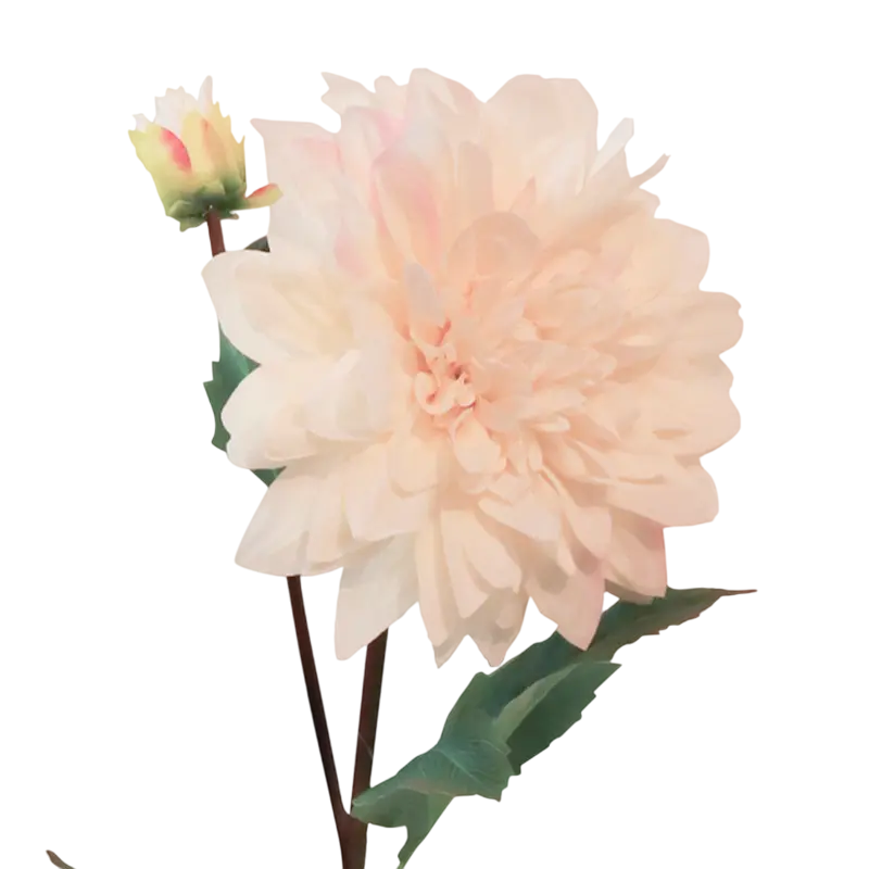 Flower dahlia white 90cm