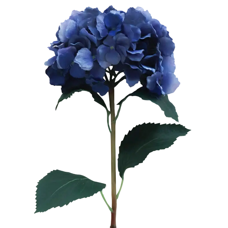 Flower hydrangea deep blue 85cm