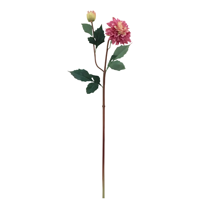 Flower dahlia pink 80cm