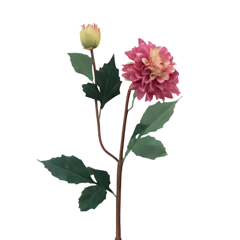 Flower dahlia pink 80cm