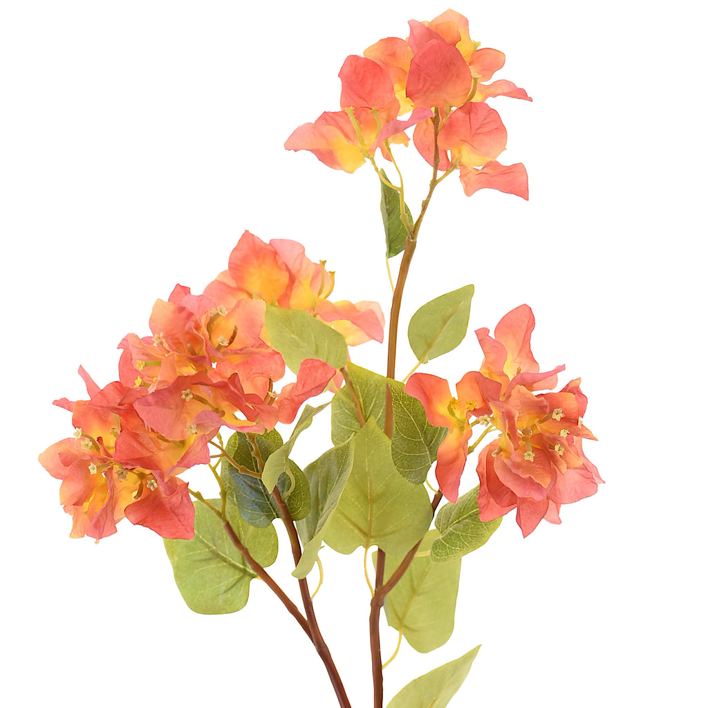 Flower bougainvillea soft orange 52cm