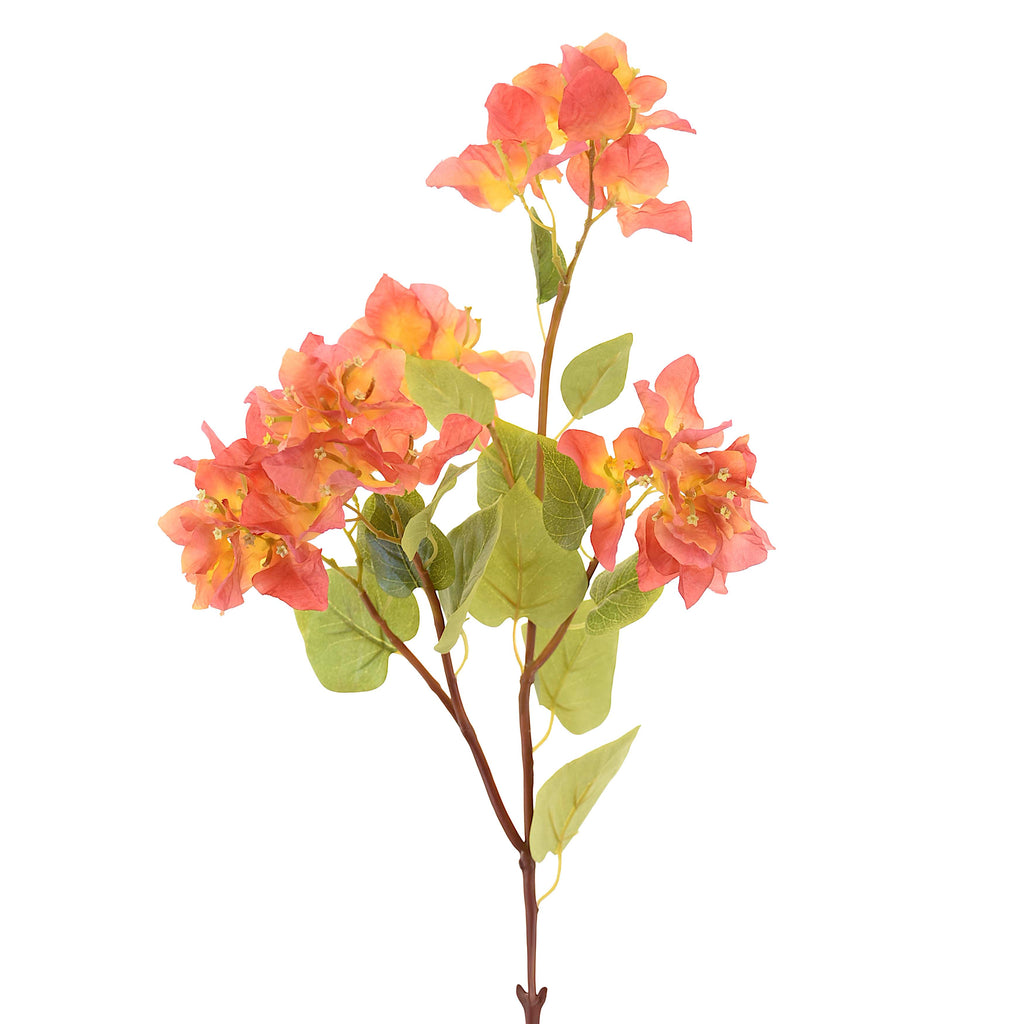Flower bougainvillea soft orange 52cm