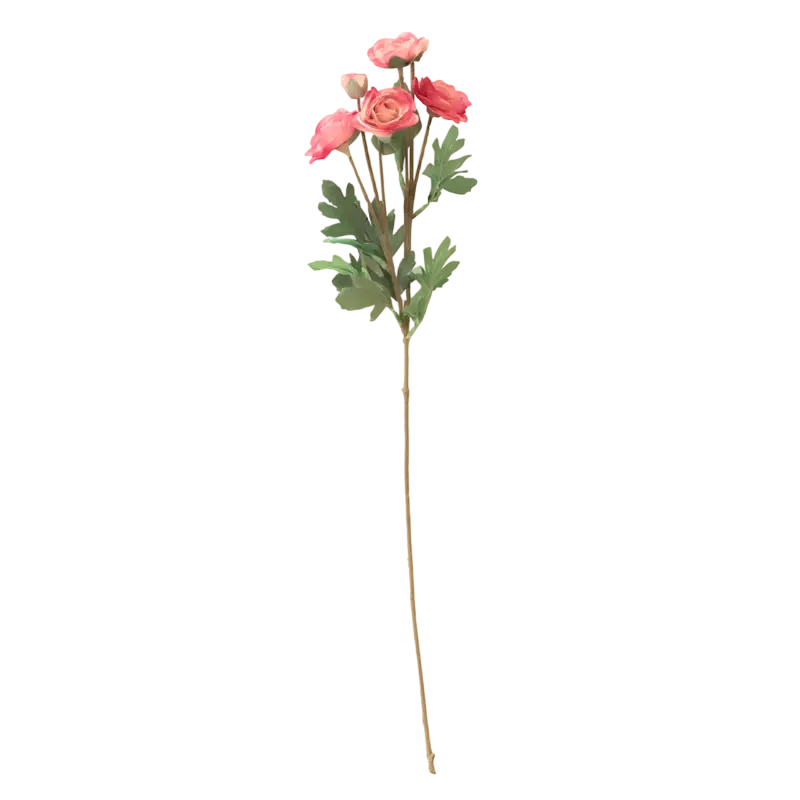Flower ranunculus pink 66cm
