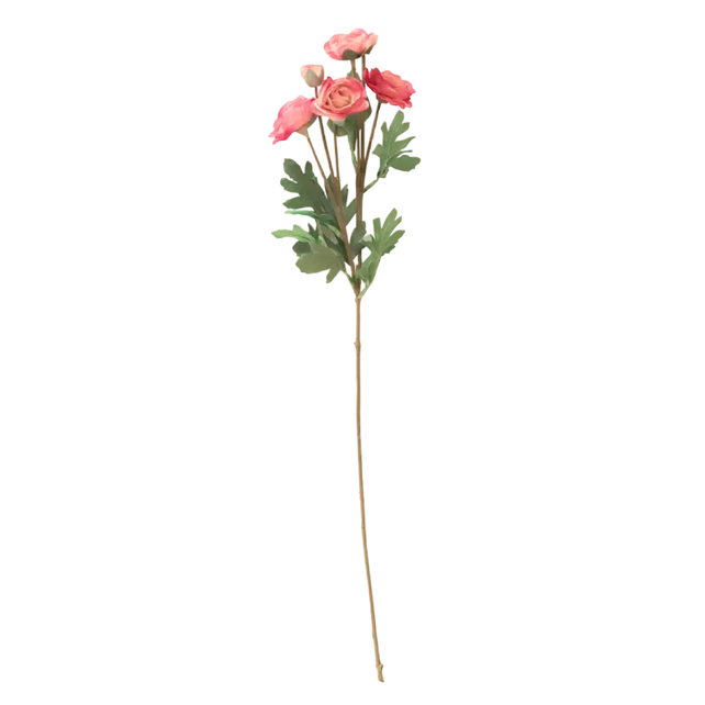 Flower ranunculus pink 66cm