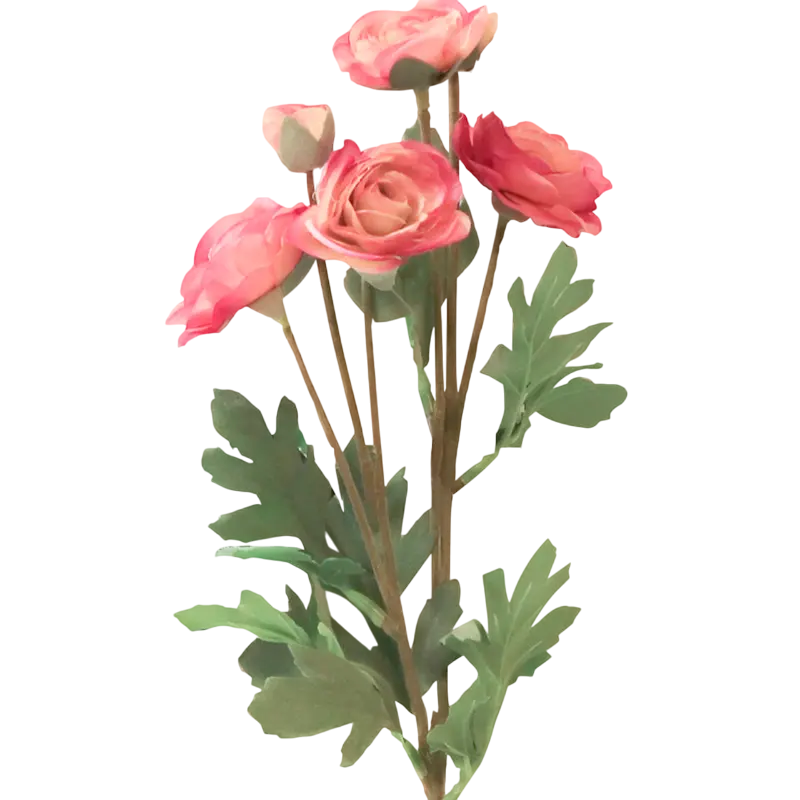 Flower ranunculus pink 66cm