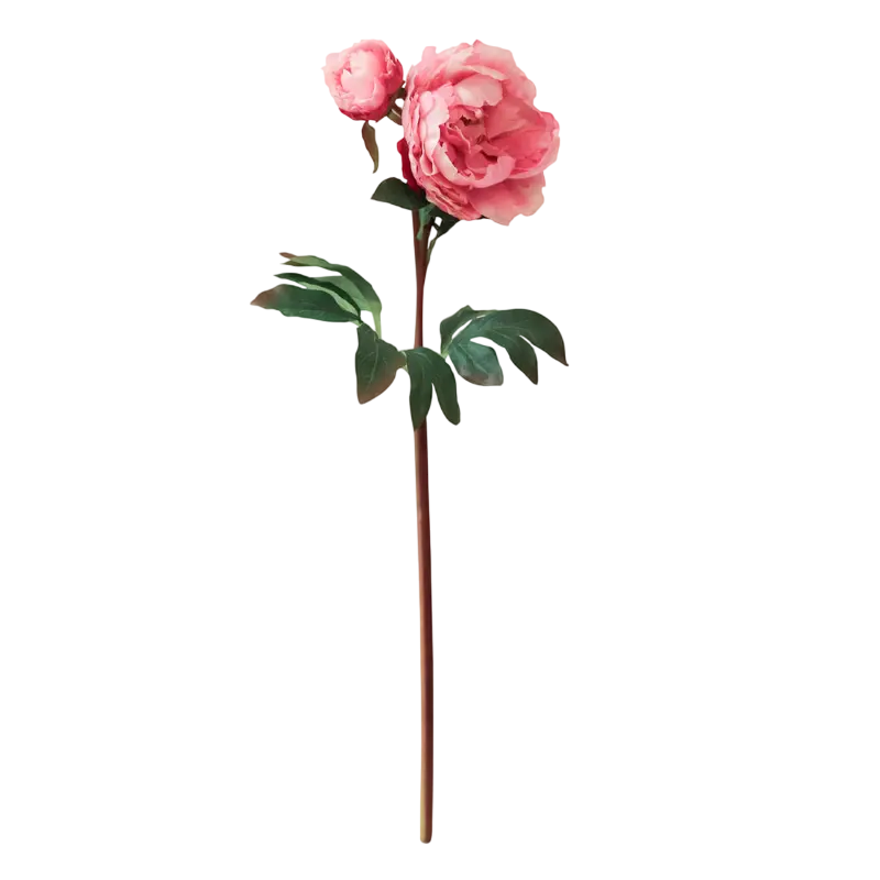 Flower peony pink 61cm