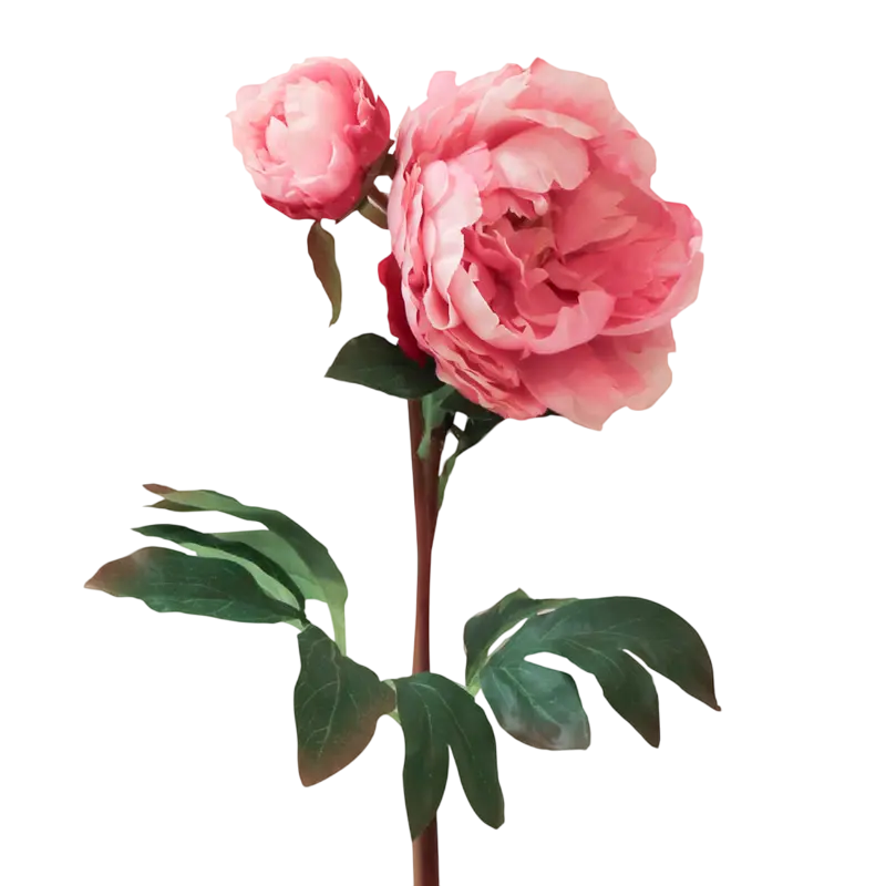 Flower peony pink 61cm
