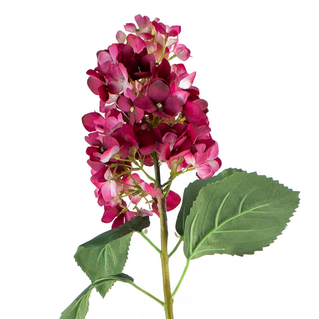 Flower hydrangea dark red 74cm