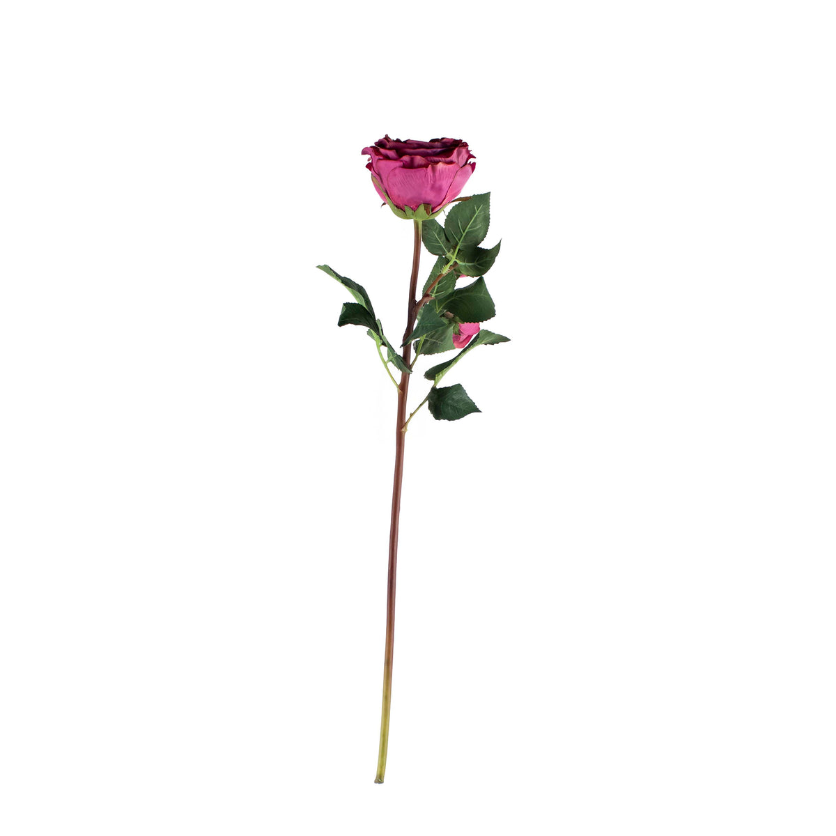 Flower rose fucshia 58cm