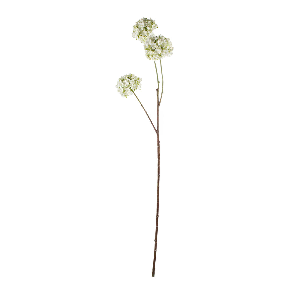 Flower SNOWBALL white 90cm