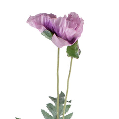Flower POPPY light purple 72cm