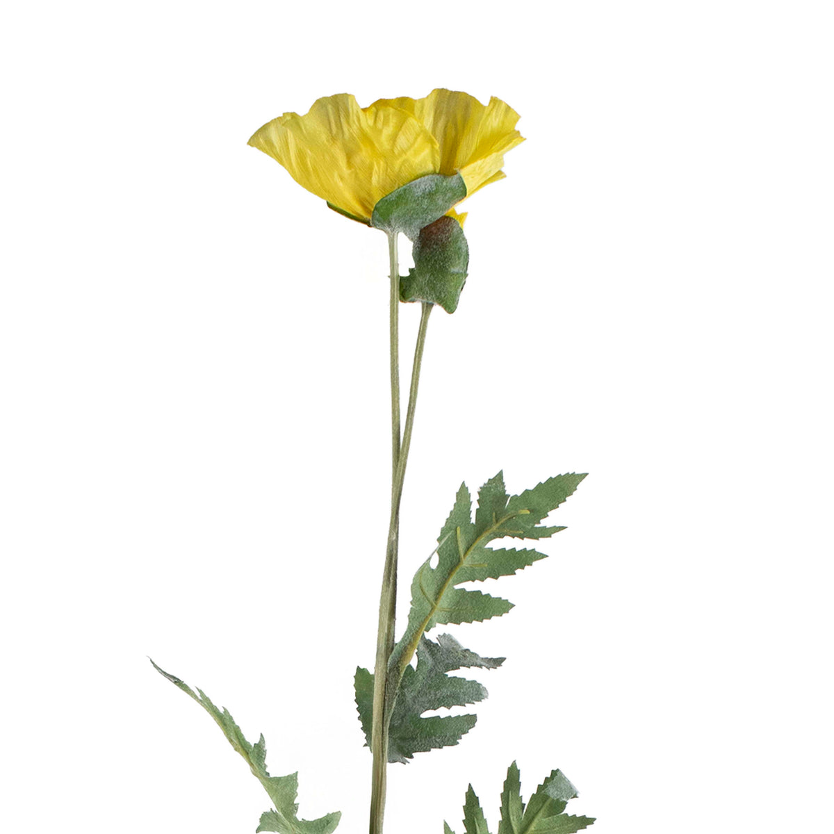 Flower POPPY yellow 72cm
