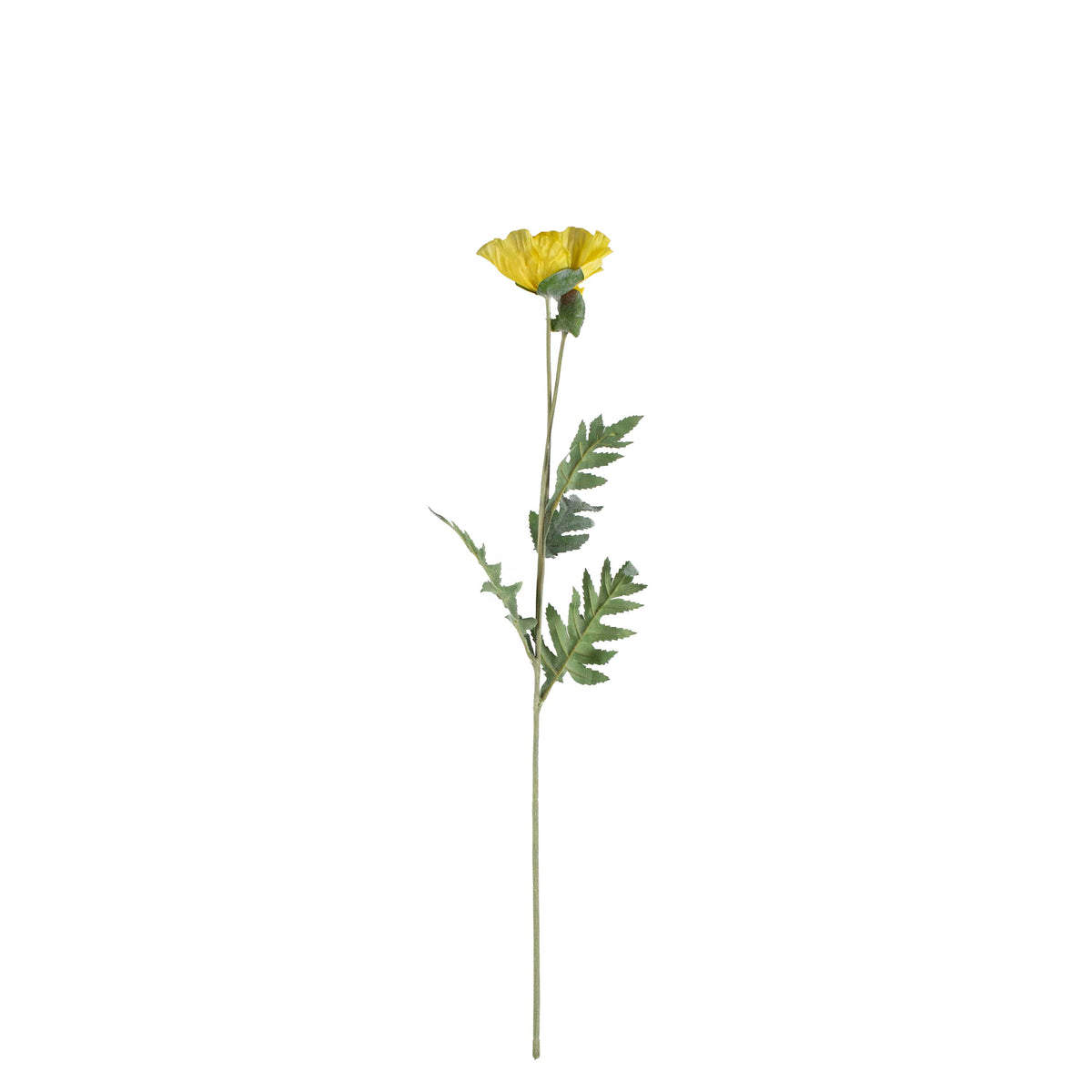 Flower POPPY yellow 72cm