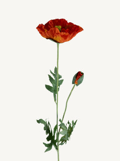 Flower POPPY 72cm orange