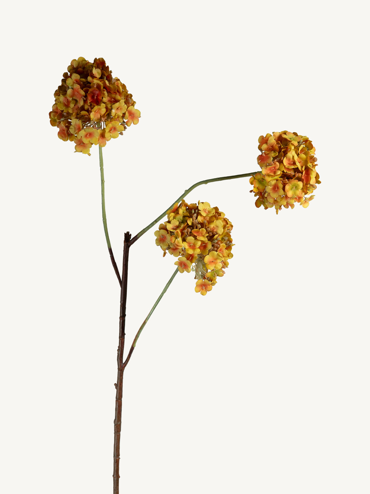 Flower SNOWBALL 90cm yellow