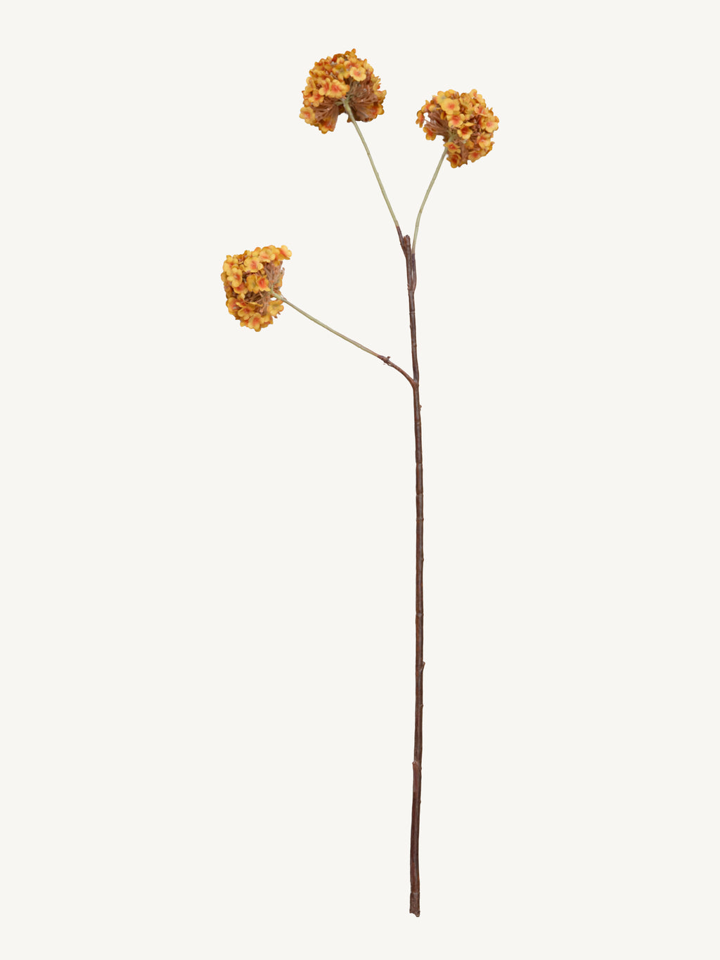 Flower SNOWBALL 90cm yellow