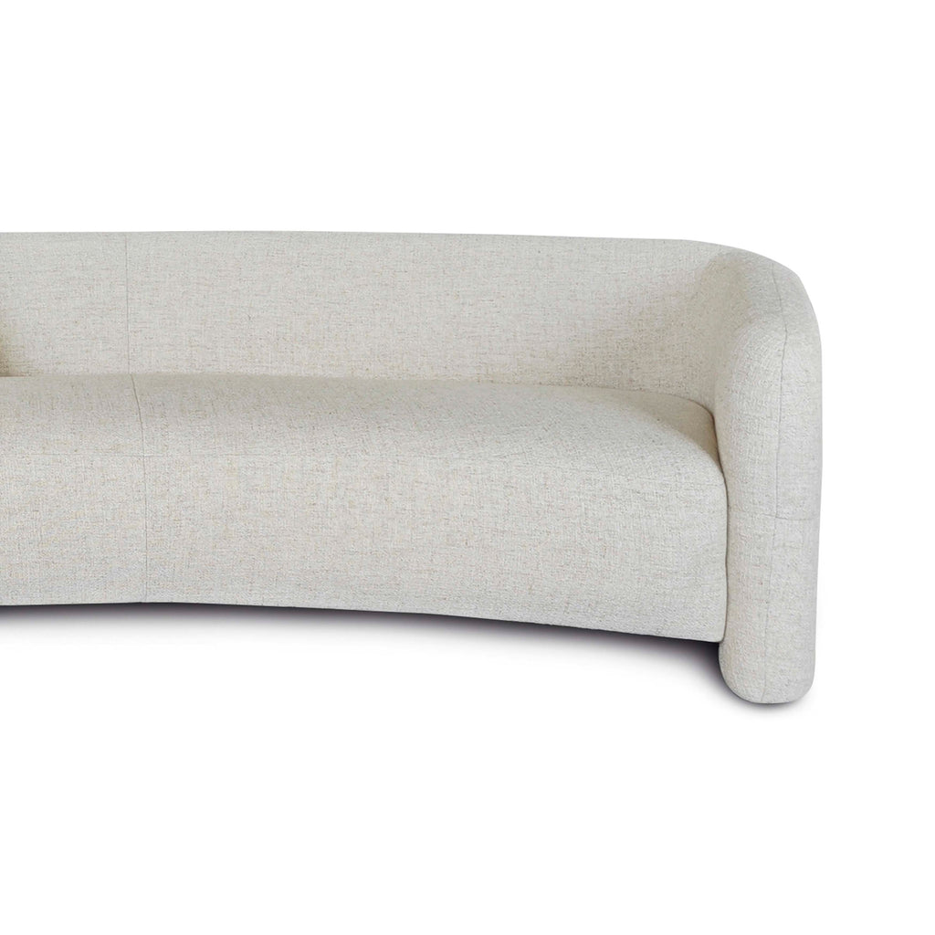 Bank JAMES 3-zits 261x121x72cm crème