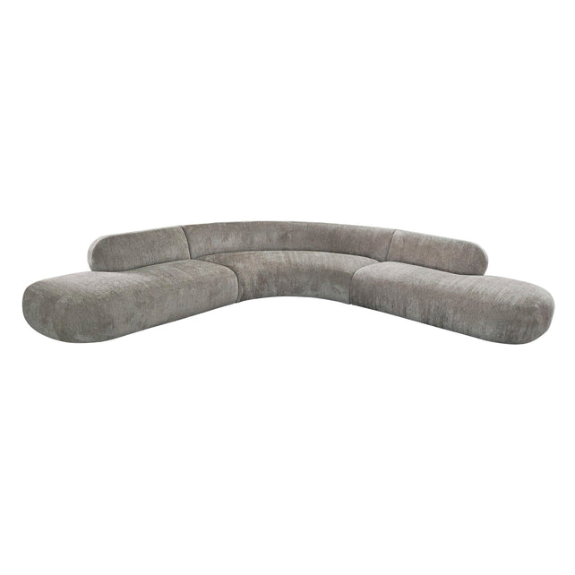 Sofa APOLLO Ecksofa 325x325x69cm Stein