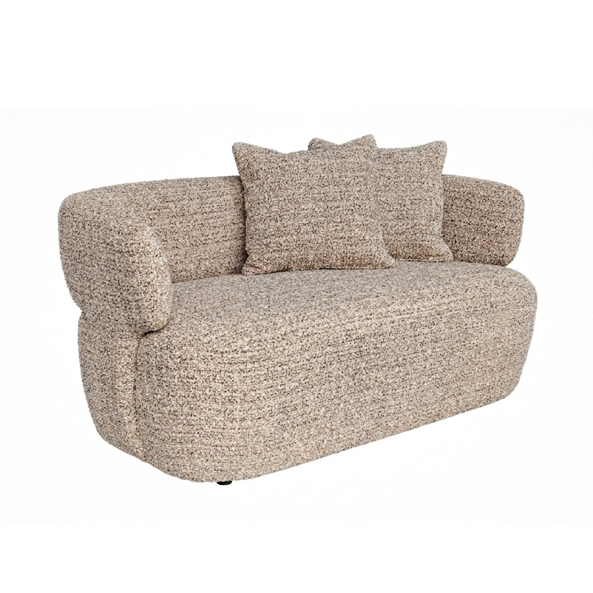 Tweezitsbank EVELYN 150x72x77cm zandtaupe