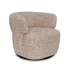 Swivel chair EVELYN 80x77x76cm sandy taupe