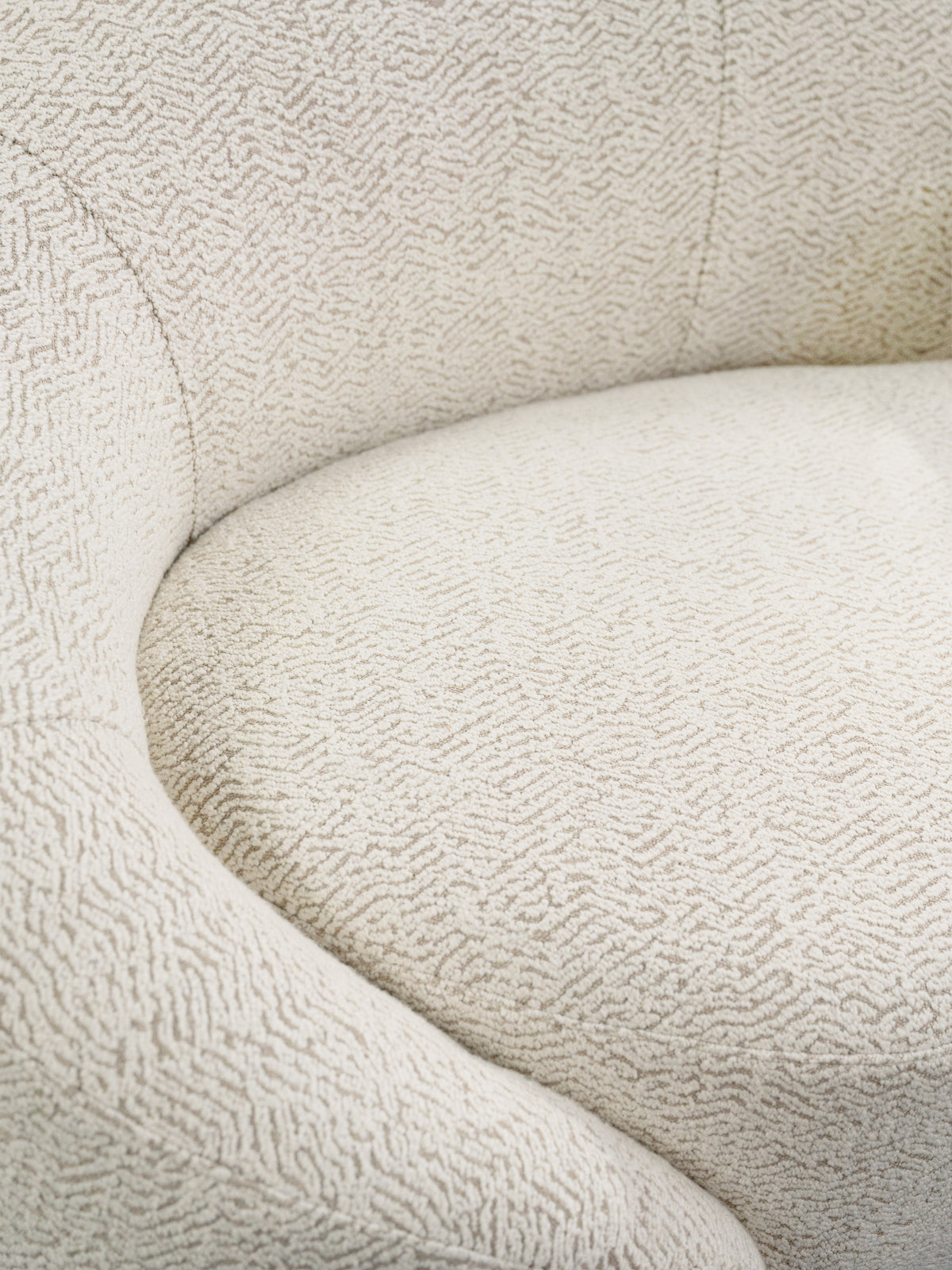 Sofa BJORN 264x119x75cm strukturiert sandfarben