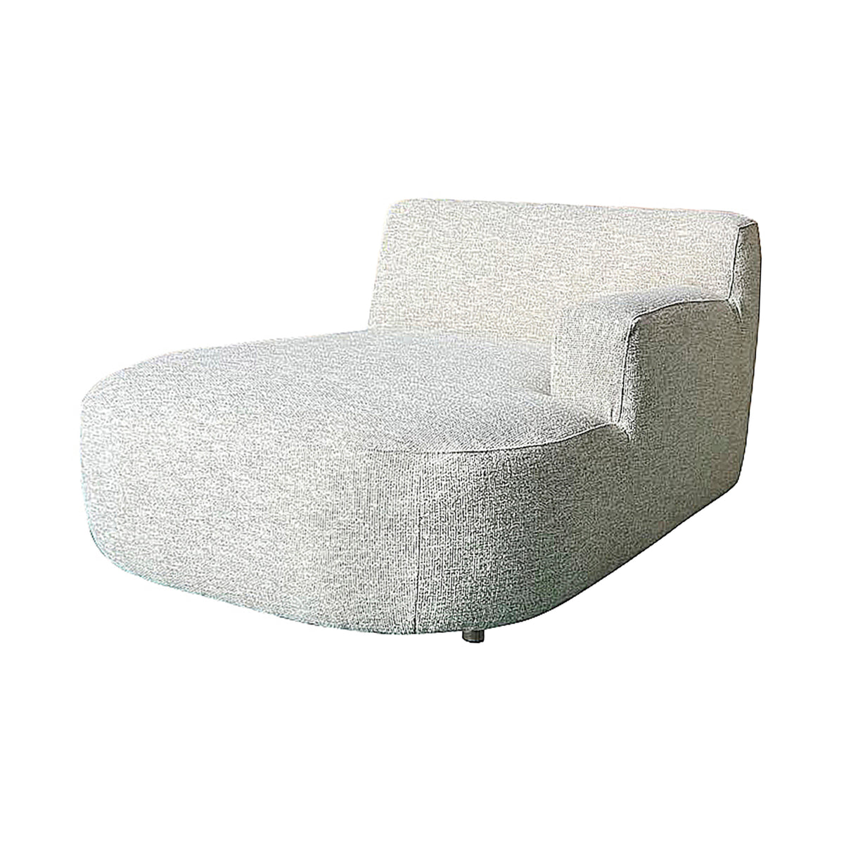 Outdoor-Chaiselongue links MOLLY 123x156x77cm beige
