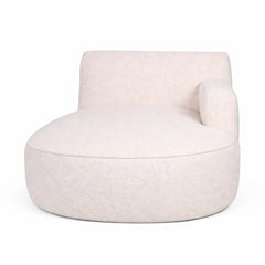Outdoor Récamiere rechts MOLLY 123x156x77cm beige