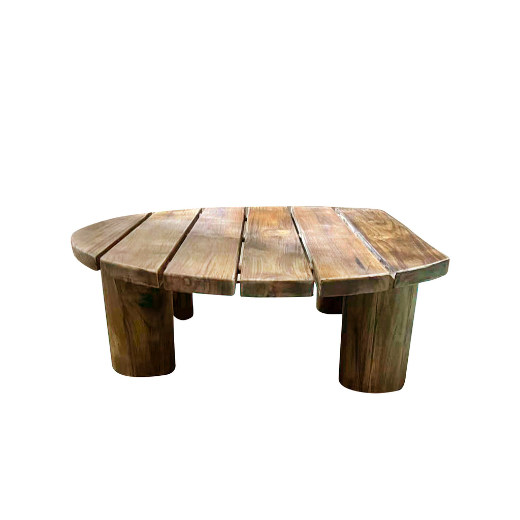 Outdoor coffee table IVY teak 75x64x23cm natural