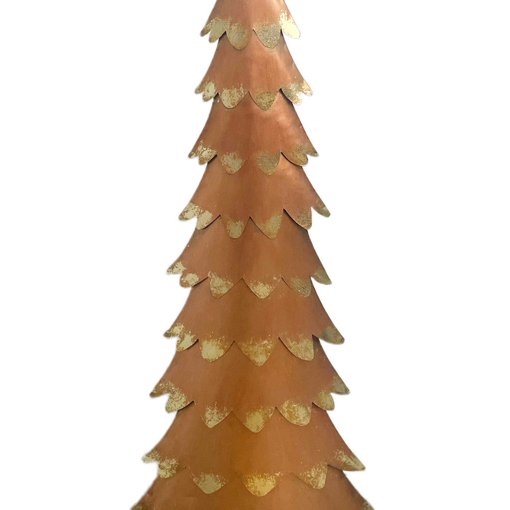 Decorative tree gold metal 28x14x94