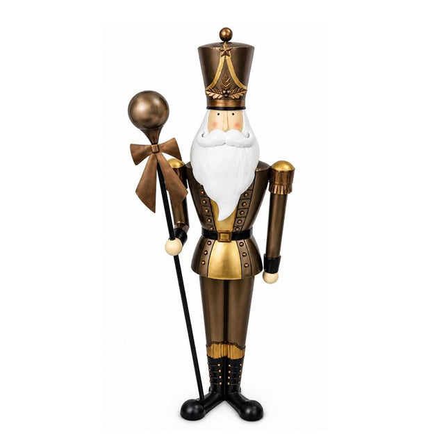 Decorative nutcracker GARDE 45x28x132cm brown