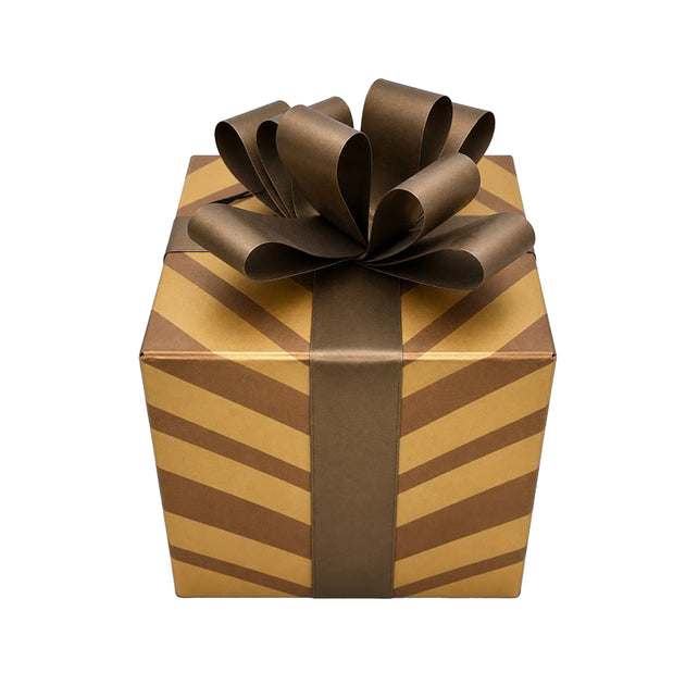 Dekoratives Geschenk TRESOR 18x18x25cm braun