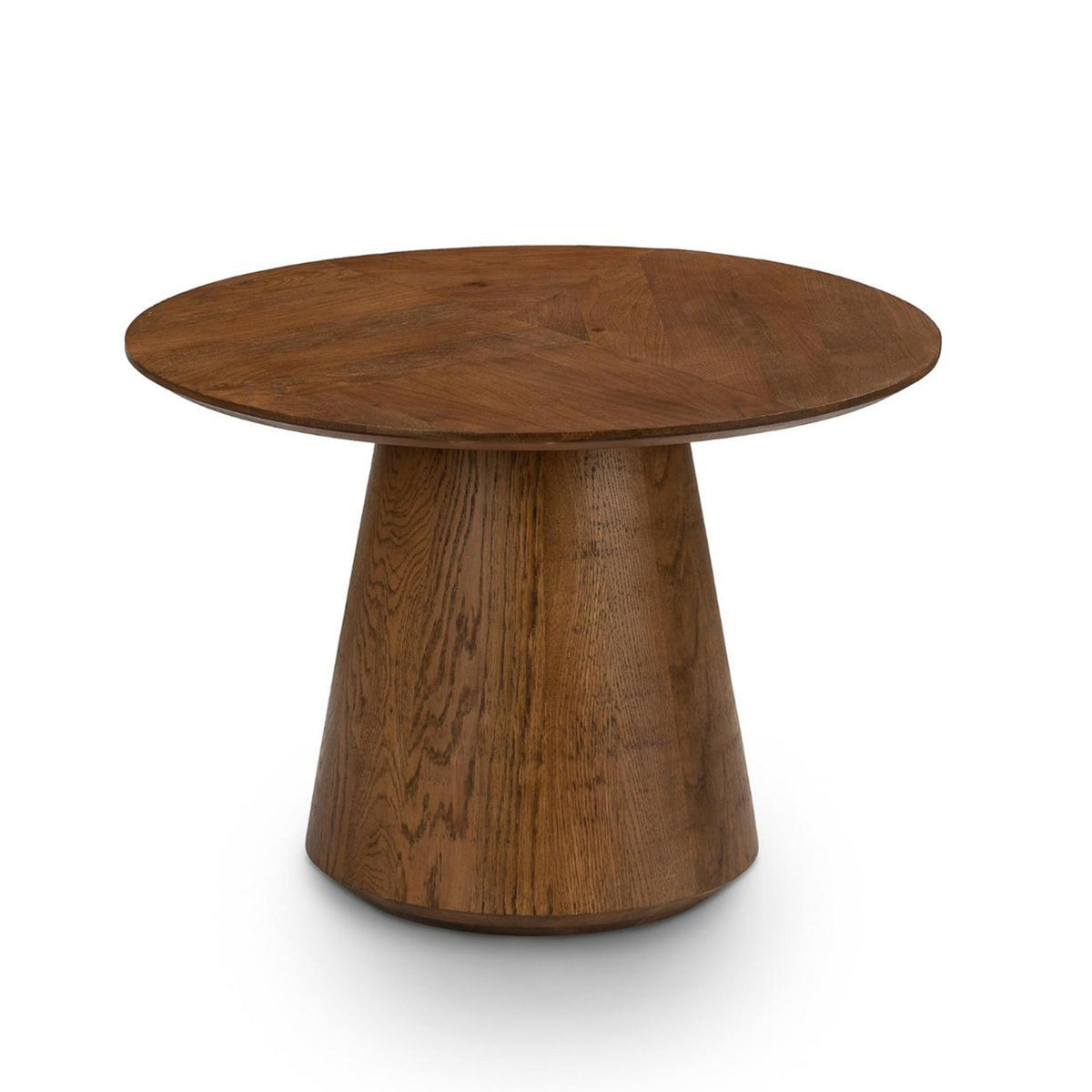 Side table WHISPERING OAK Ø75x54cm brown