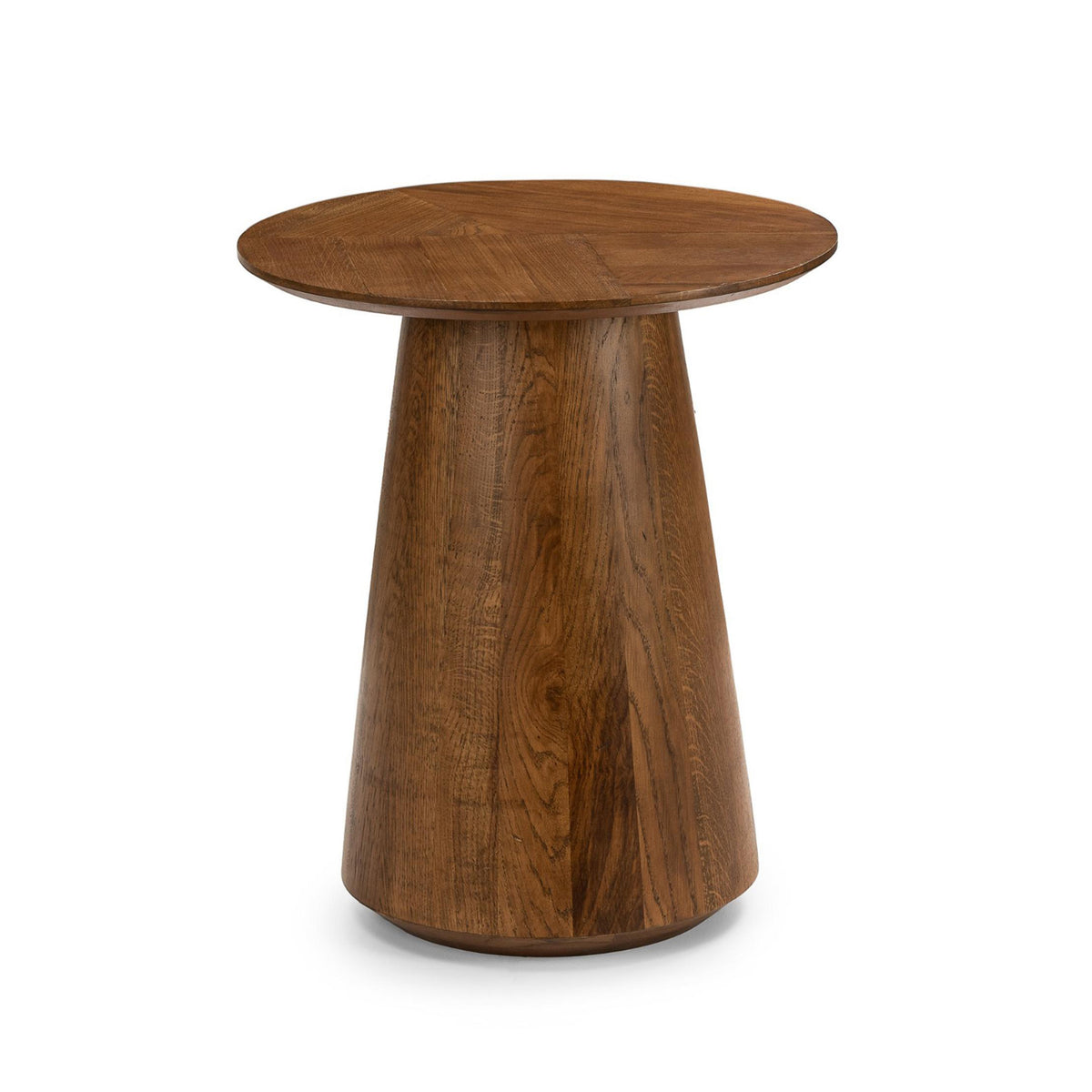 Side table WHISPERING OAK Ø54x63cm brown