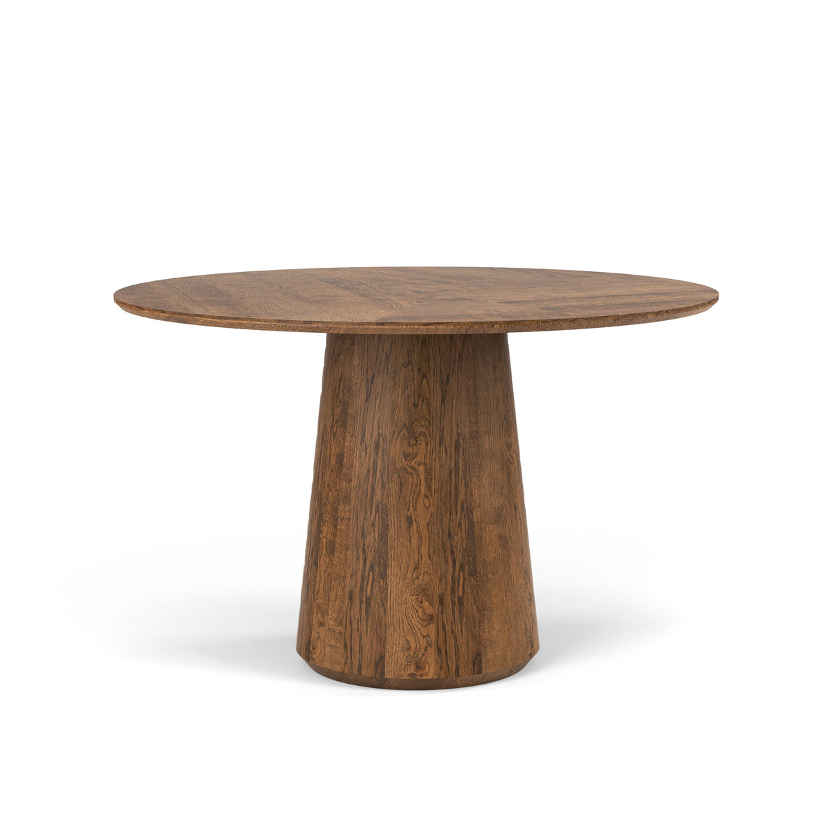 Dining table WHISPERING OAK Ø120x76cm brown
