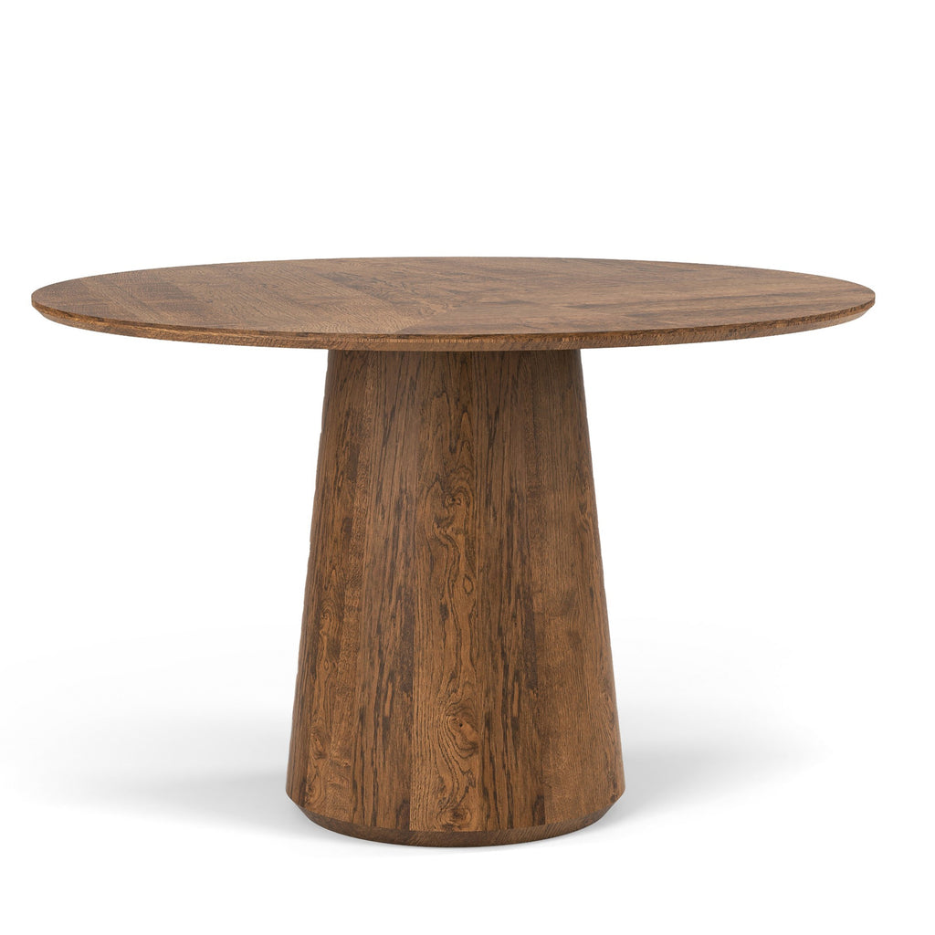 Dining table WHISPERING OAK Ø150x76cm brown